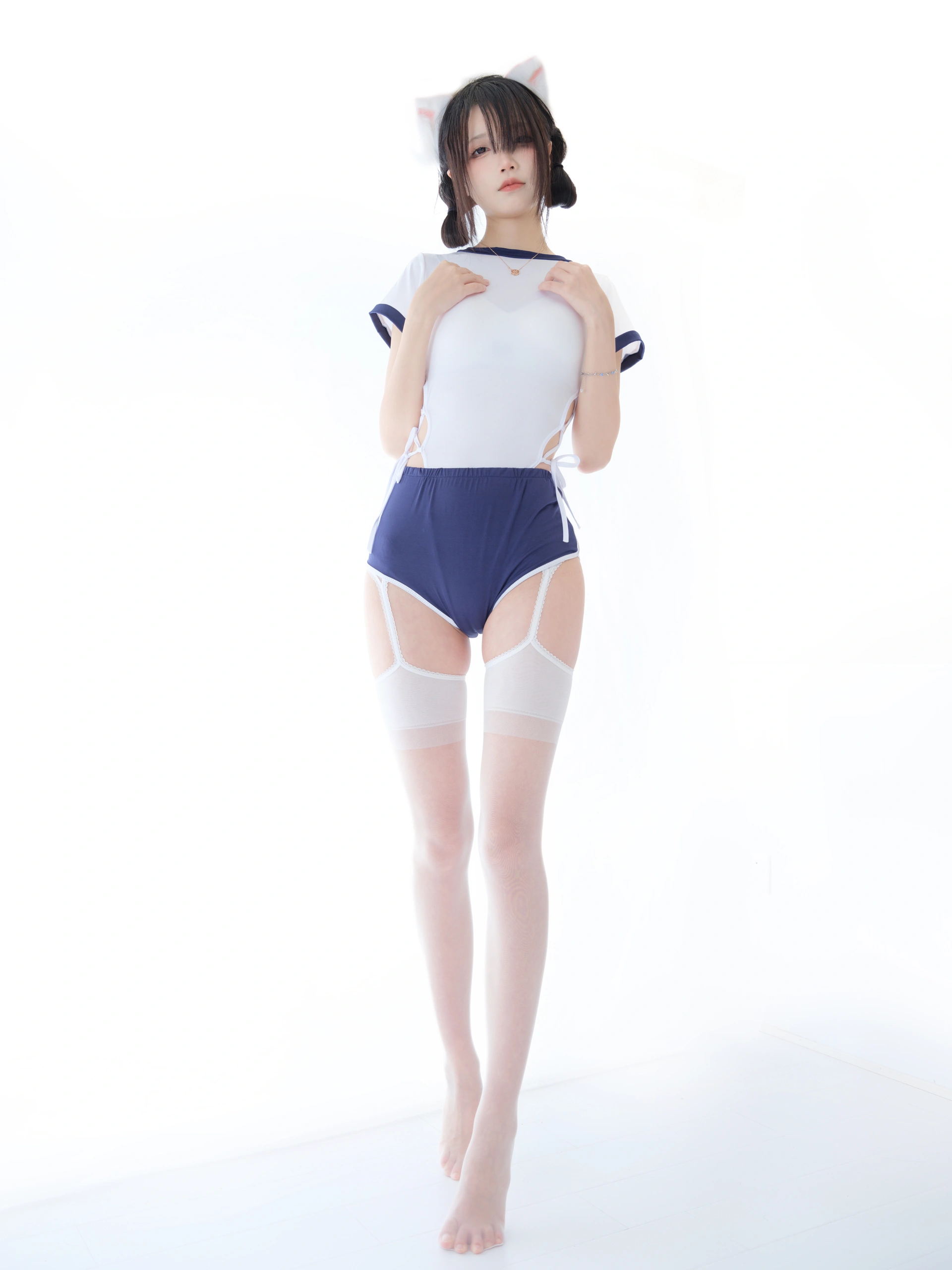 五更百鬼 – NO.051 舰长 体操服 猫耳 1